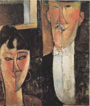 Amedeo Modigliani Bride and Groom  (mk09) china oil painting image